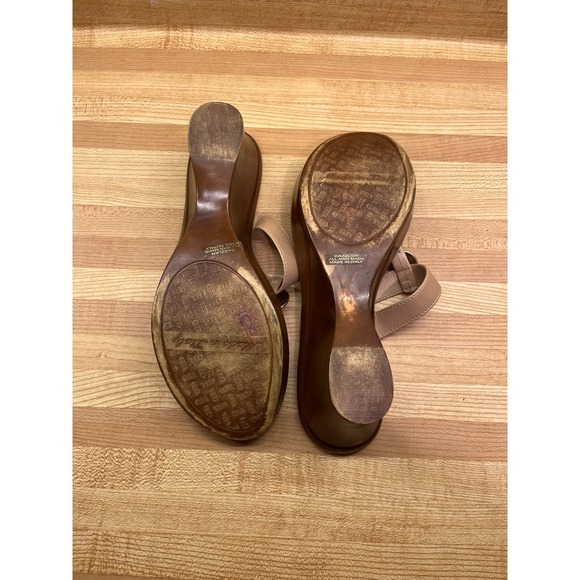 Toscanella Wedge Sandals Rhinestone Thong Size 10 - Picture 8 of 8